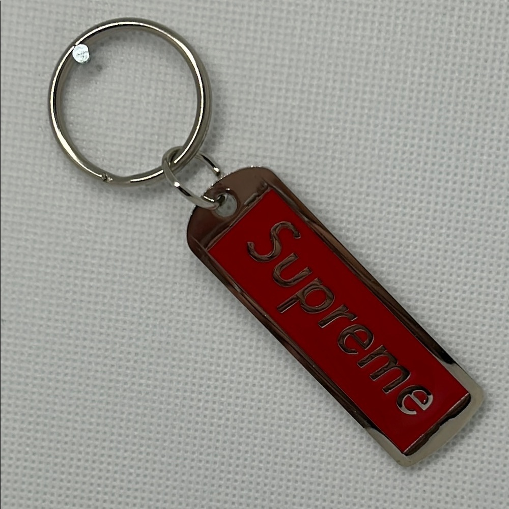 Supreme Red Cell Keychain